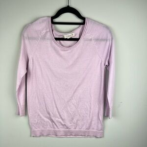 Anne Taylor LOFT Light Pink Women's‎ Crew Neck Sweater
